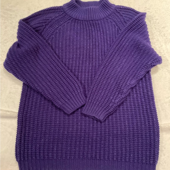 One Step Up Women’s Purple Sweater Size Small - Picture 2 of 14